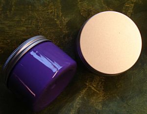 PET-Tiegel violett 150 ml LE - Für weitere Informationen anklicken